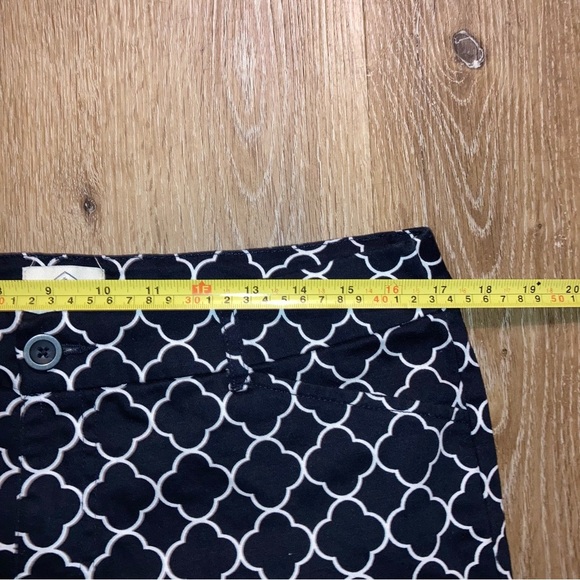 St John's Bay Women’s Black/White Capris | Size12 | Beach,Boho, Y2K - Picture 8 of 13